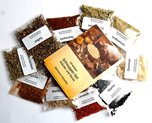 Schnupper-Set Kräuter und Harze, 10 Sorten