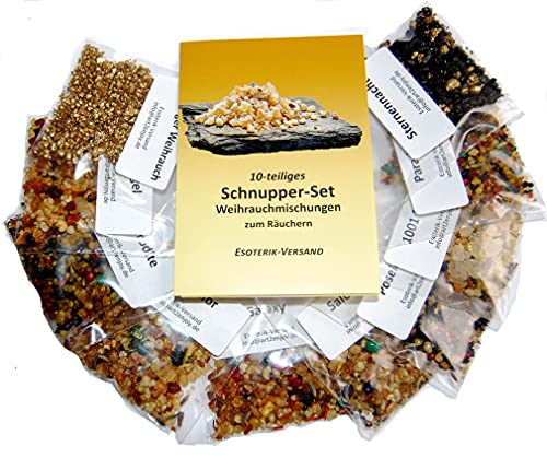 Schnupper-Set Weihrauchmischungen, 10 Sorten