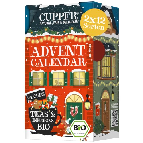 Bio-Tee-Adventskalender, 24 Beutel
